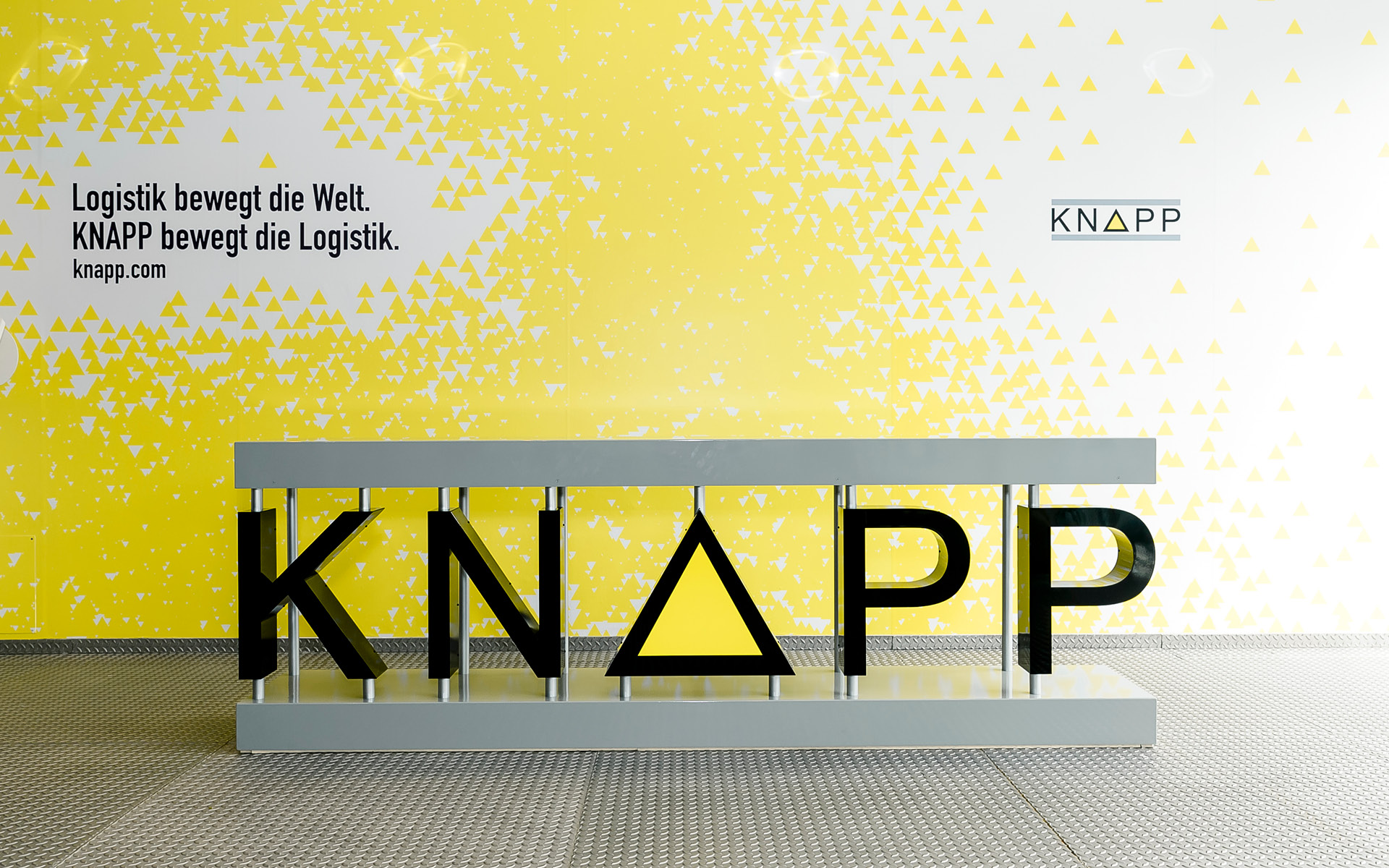 Besucherführung für KNAPP von der Werbeagentur look! design