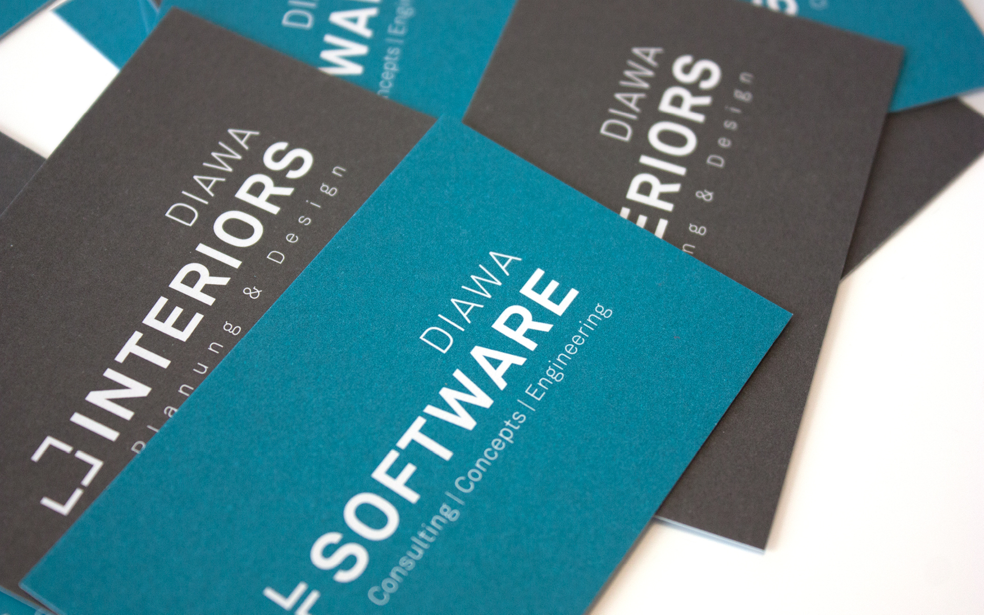 Erscheinungsbild für DIAWA Interiors und DIAWA Software von der Designagentur look! design