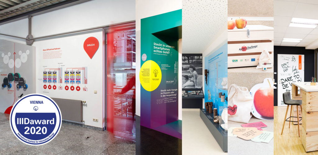 Wir freuen uns über eine Auszeichnung in Bronze sowie vier Projekte auf der Shortlist beim IIIDaward 2020. Der internationale Preis zeichnet alle drei Jahre Projekte mit Fokus Informationsdesign aus.