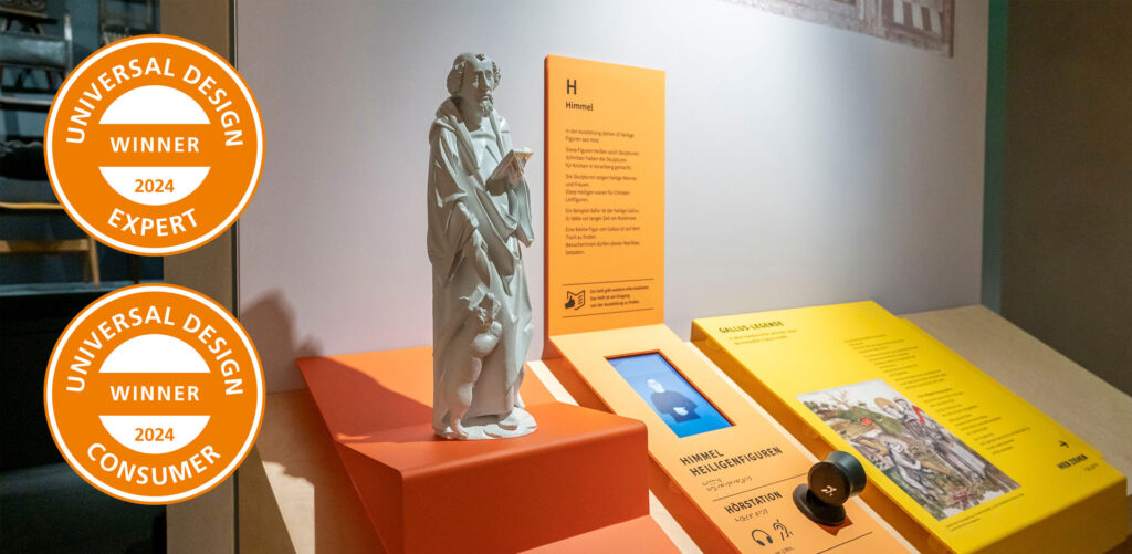 Das Projekt „Inklusive Vermittlungsstationen im vorarlberg museum“ wurde mit dem Universal Design Expert- und Consumer-Award ausgezeichnet.