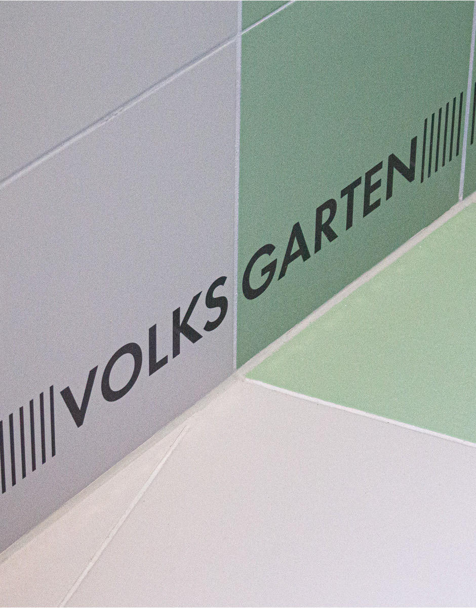 Bordüre als Raumgrenze