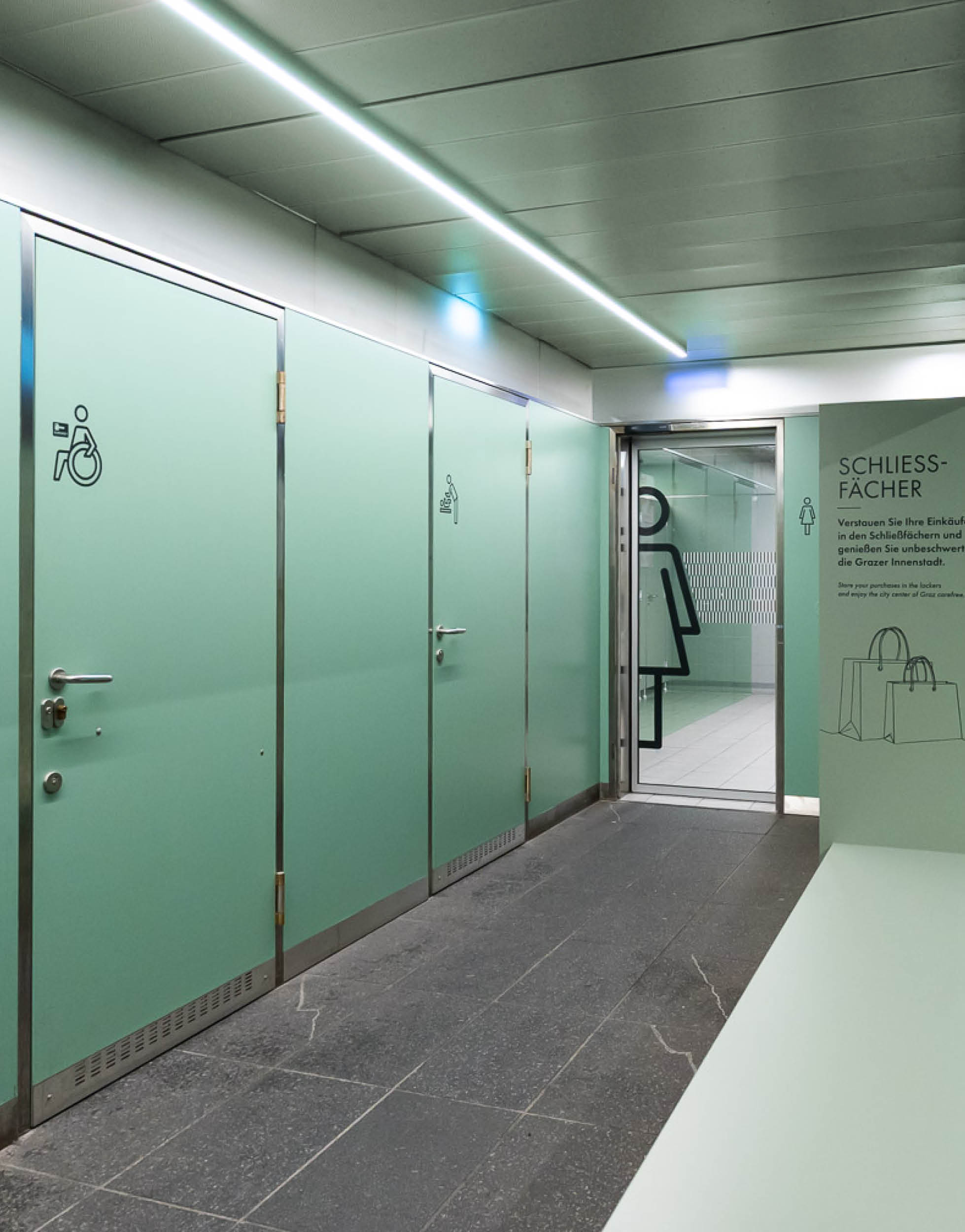 Hauptplatz-WC, Vorraumgestaltung