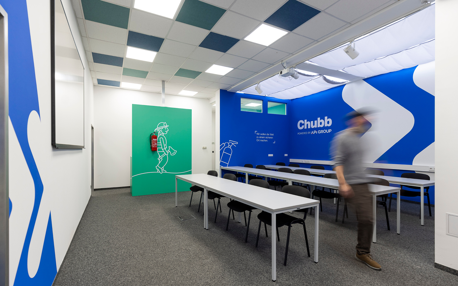 Chubb Österreich – Blick in den Schulungsraum