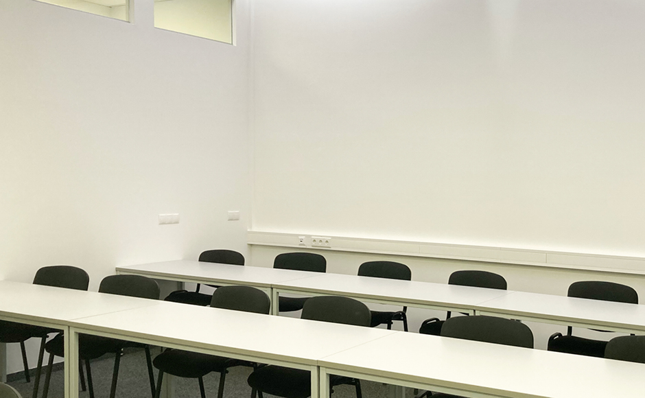 Chubb Österreich – Schulungsraum vor der Umgestaltung