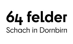 Logo 64 Felder Schach in Dornbirn - Kunde der Werbeagentur look! design