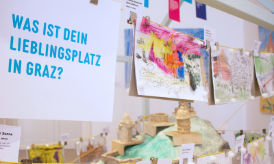 Ausstellungsgestaltung „Kinder zeigen Graz“