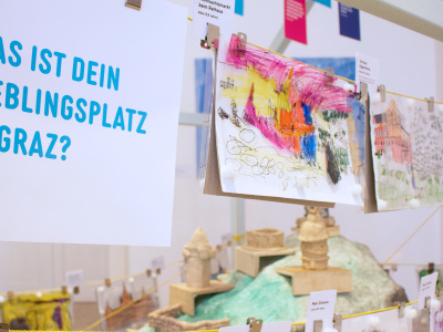 Ausstellungsgestaltung „Kinder zeigen Graz“
