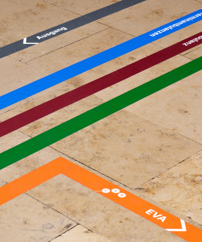 Bodenleitsystem Erstversorgungsambulanz (EVA) Graz-West