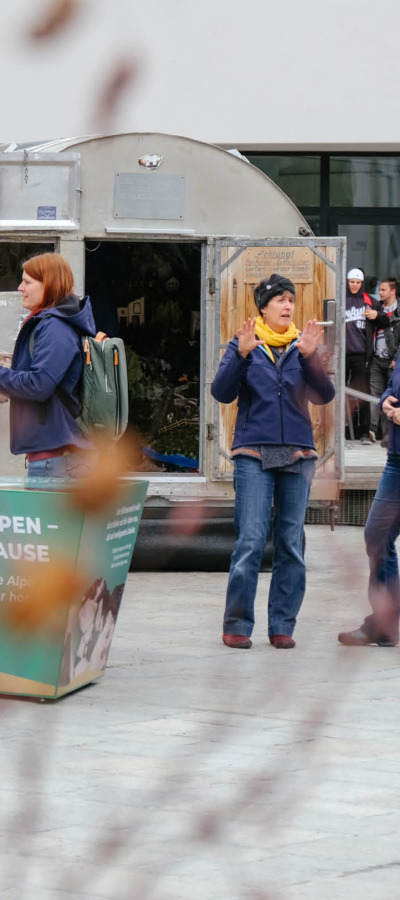 Wanderausstellung durch Tirol: Eintauchen in den Lebensraum Alpen