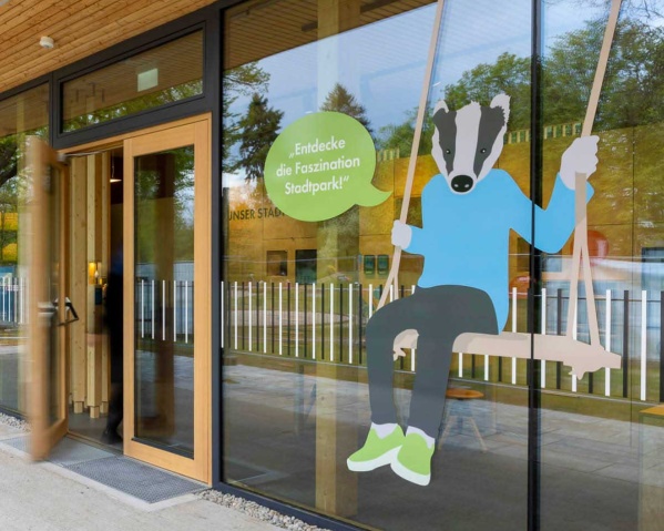 Stadtparkinfo: Ausstellungsdesign für neues Vermittlungsangebot